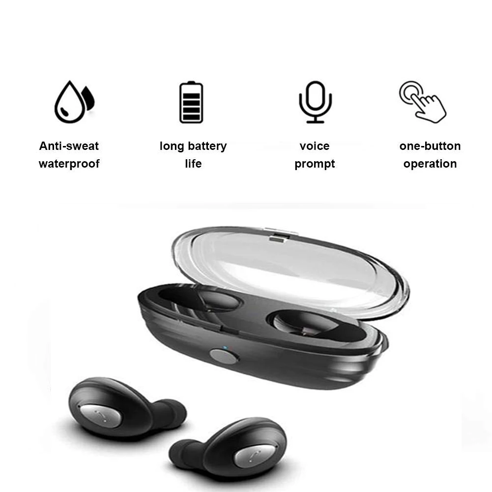 K3 TWS наушники-вкладыши Беспроводные спортивные bluetooth-наушники мини-наушник 3D стерео наушники HIFI Водонепроницаемая гарнитура для IOS Android телефонов