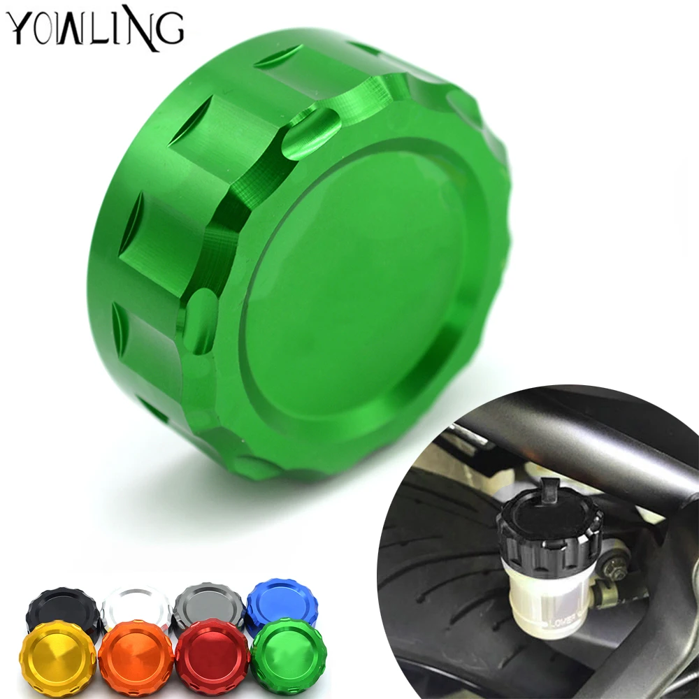Мотоцикл CNC задний тормозной резервуар Крышка для Kawasaki ZX6R NINJA 600 ZX 6R 2007 2008 2009 2010 2011