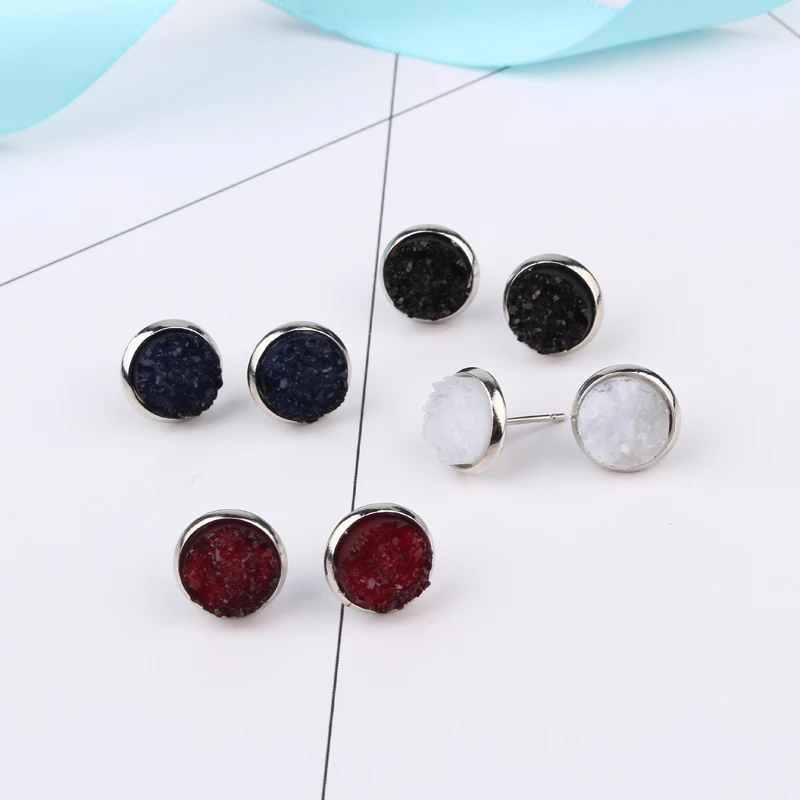 Dayoff европейские серьги ручной работы из смолы для женщин модные ювелирные