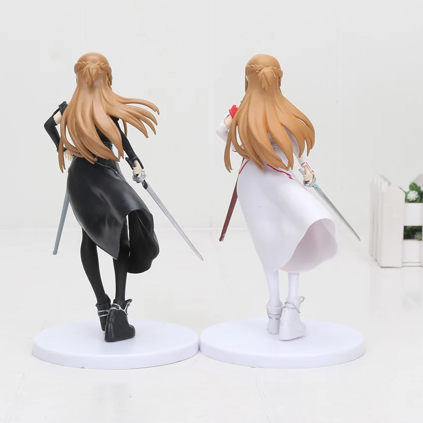 Аниме SQ Sword art online Asuna Коллекционная экшн-фигурка SAO Yuuki модель Toy 18 см | Игрушки и