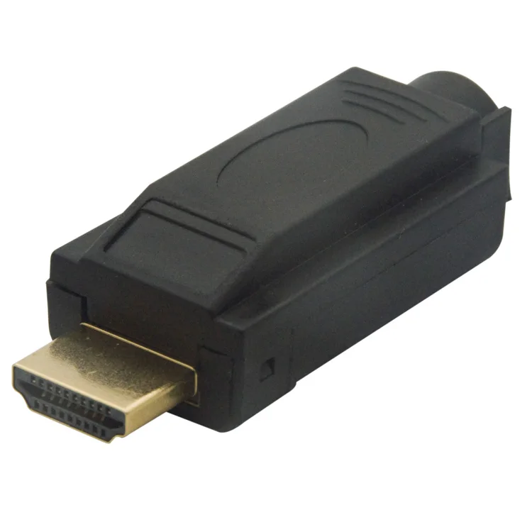 Стиль HDMI Мужской разъем с винтовым разъемом
