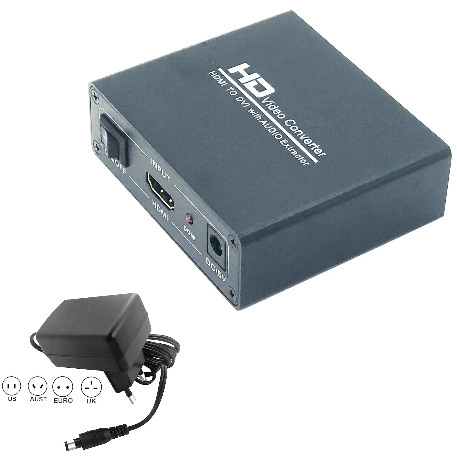 Активный HDMI к DVI аудио и видео конвертер для PS4 ПК ноутбук к DVI дисплей с аудио выход