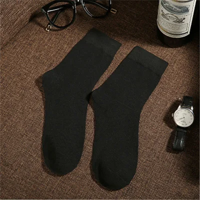 Мужские носки из чесаного хлопка и бамбукового волокна, Классические мужские носки с дезодорирующим эффектом, свадебные носки, мягкие носки для отдыха, подарки для костюма