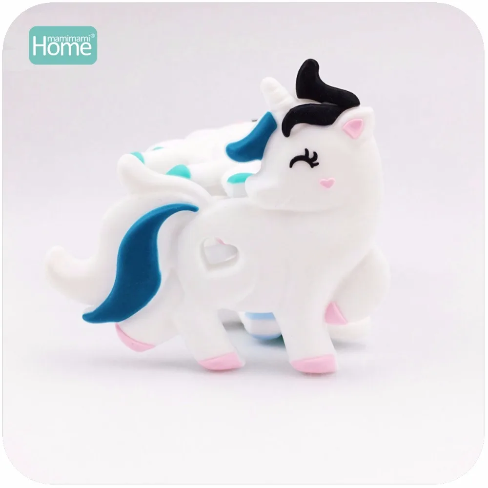 MamimamiHome детские игрушки 5 шт. силиконовый Единорог прекрасный Diy Прорезыватель