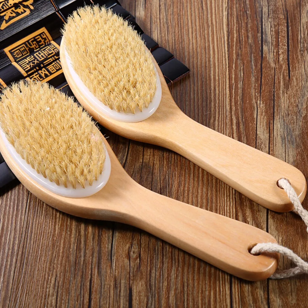 

1Pcs Comb Hair Care Brush Massage Wooden Spa Massage Comb Antistatic Hair Comb Massage Head Promote Blood Circulation