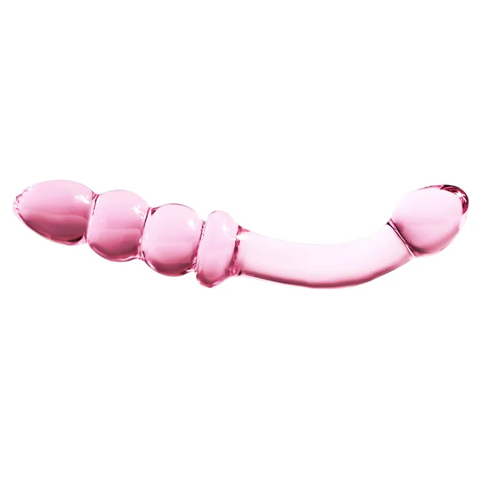 Crystal Glass Dildo Anal Beads Plug Butt Masturbation Personal Massager G-spot Stimulation Sex Toy for Male Female | Красота и