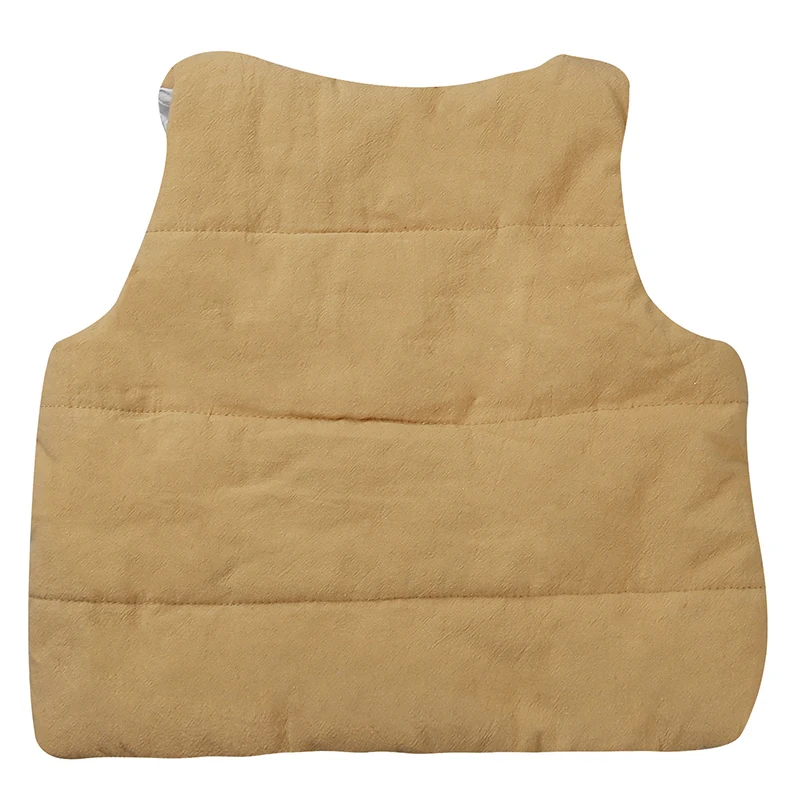 Модный зимний теплый жилет унисекс для маленьких мальчиков и девочек верхняя