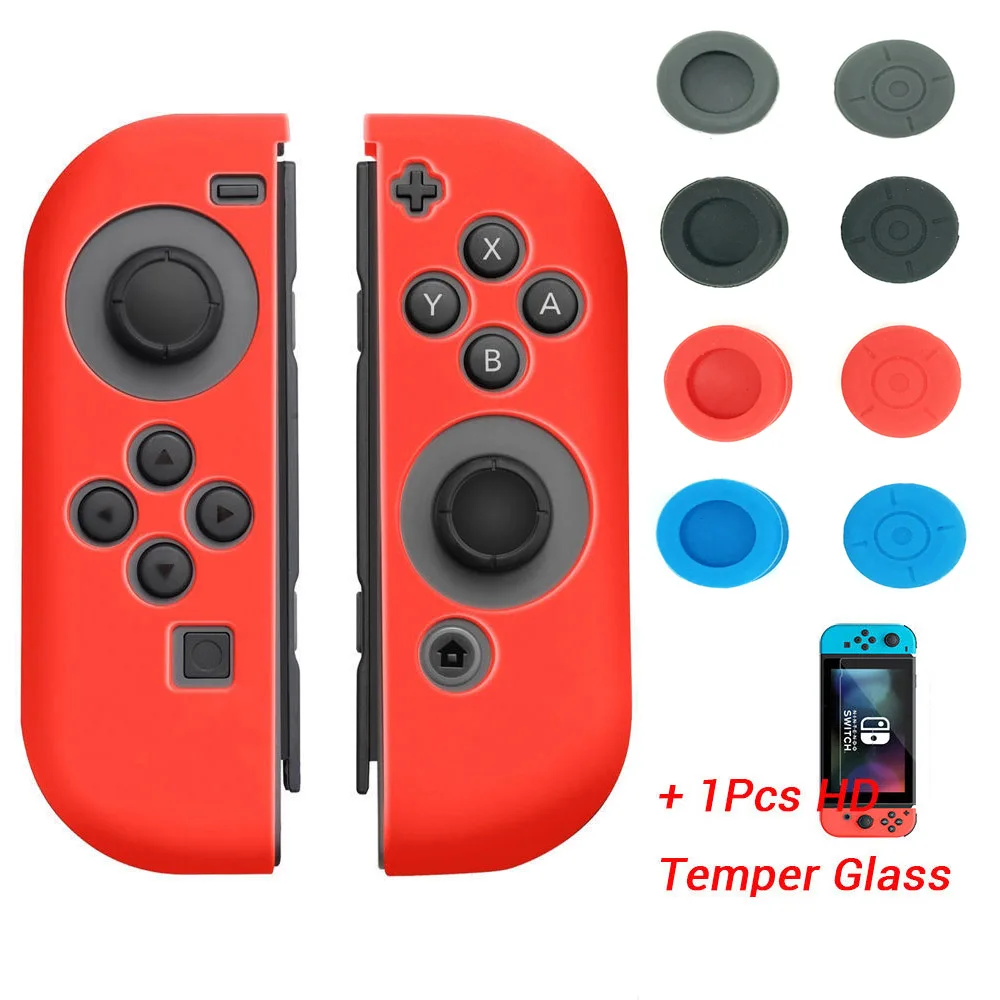 Унив. игровой чехол для PND Switch NS силиконовый защитный + 4 пары захват большого
