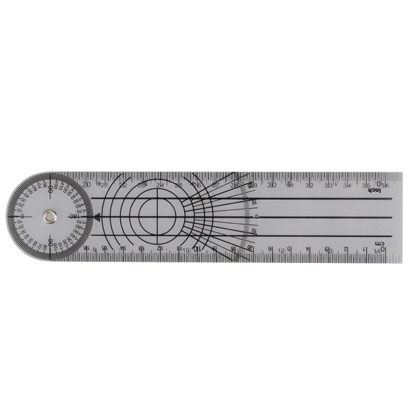Userful-Regla médica de ángulo goniométrico, herramienta profesional de medición de 360 grados, goniómetro y espinales