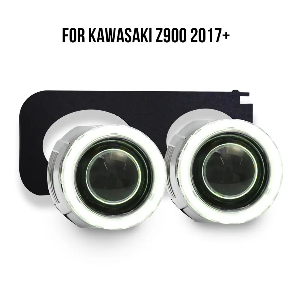 Without Demon Eye KT сделанный на заказ HID проектор комплект для Kawasaki Z900+ HP51 - Цвет: Without Demon Eye