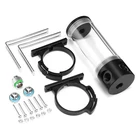 Акриловый цилиндрический резервуар, резервуар для воды G14 50 мм x 140 мм для ПК, высококачественный комплект для охлаждения жидкостью для компьютера, ЦП