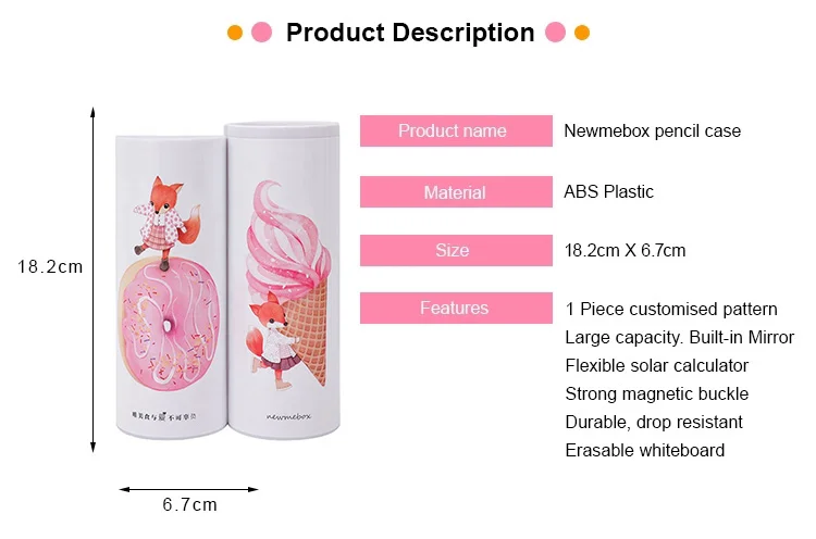 Ремесленные Чехлы для хранения многофункциональные цилиндрические канцелярские ручки держатель двухсторонний 2 слоя корейское платье-карандаш коробка Newmebox Органайзер