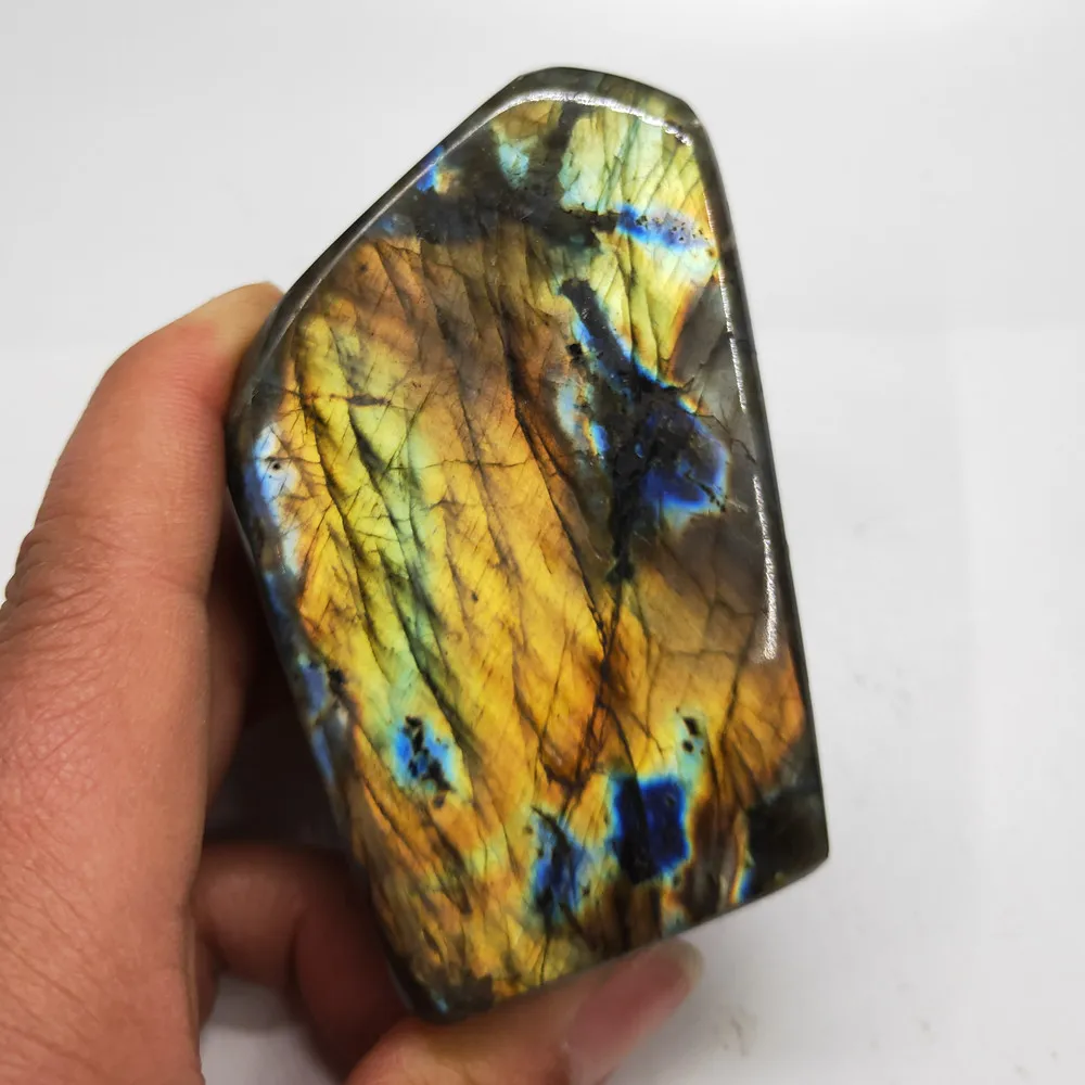 Натуральный Лабрадорит свободная форма камень Сияющий Лабрадор feldspar СТЕНД