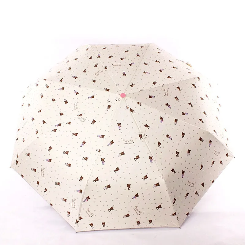 Автоматический складной зонт от дождя Женский ультралегкий с УФ защитой