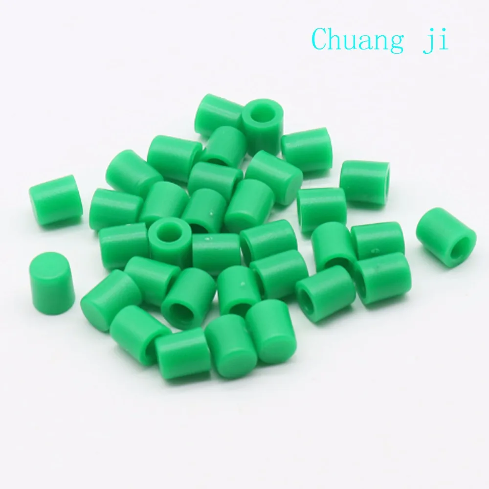 100pcs/lot Green Plastic Cap Hat G62 for 6*6mm Tactile Push Button Switch Lid Cover Free Shipping | Обустройство дома