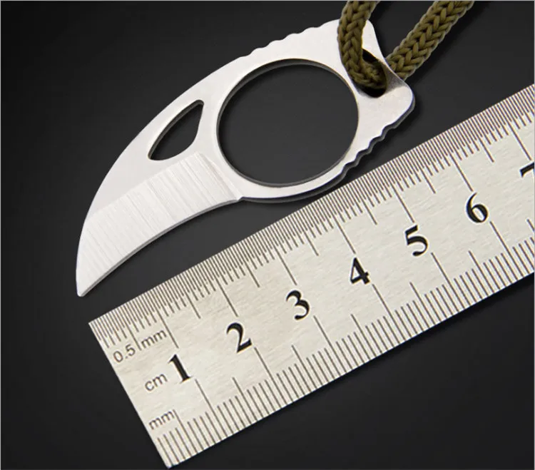 50 шт./лот Портативный Спасательный мини-нож MC маленький нож-коготь с ремешком