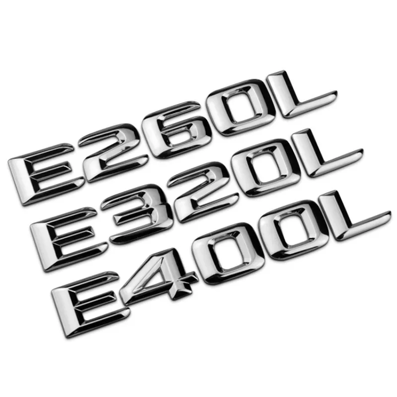 3D ABS для Mercedes Benz W124 W211 W212 W213 E Class E220L E230 E240 E250 E260 E300 E320 эмблема задний багажник