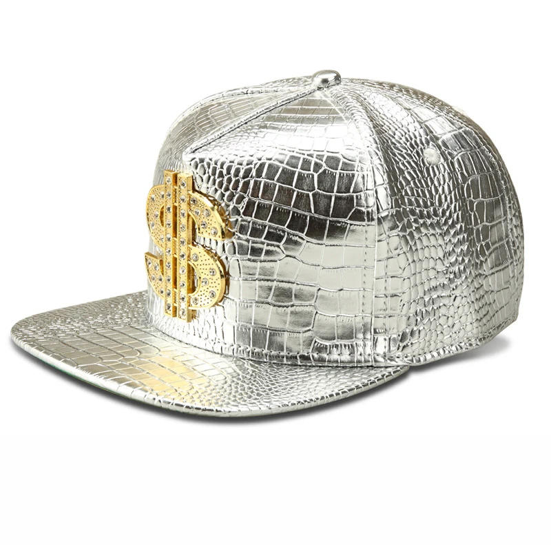 Кепка-бейсболка Мужская/женская из экокожи с регулируемыми полями | Аксессуары