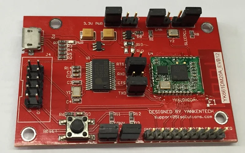 

Для модуля двойного режима Bluetooth YK661DM20, плата разработки EVB, плата разработки Bluetooth, двухрежимный модуль