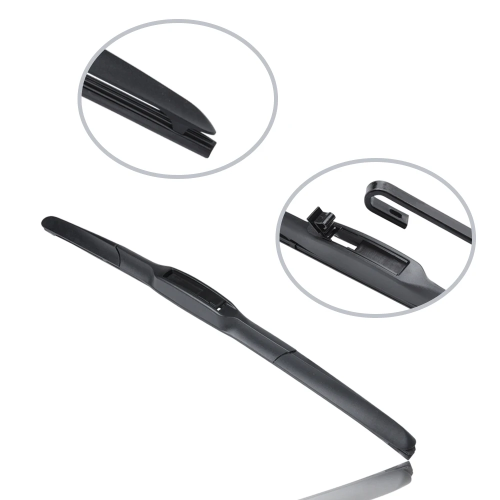 Mikkuppa Гибридные стеклоочистители для Hyundai Solaris с крючковыми руками 2010 2011 2012 2013 2014 2015 2016 2017 2018 2019 и выше.