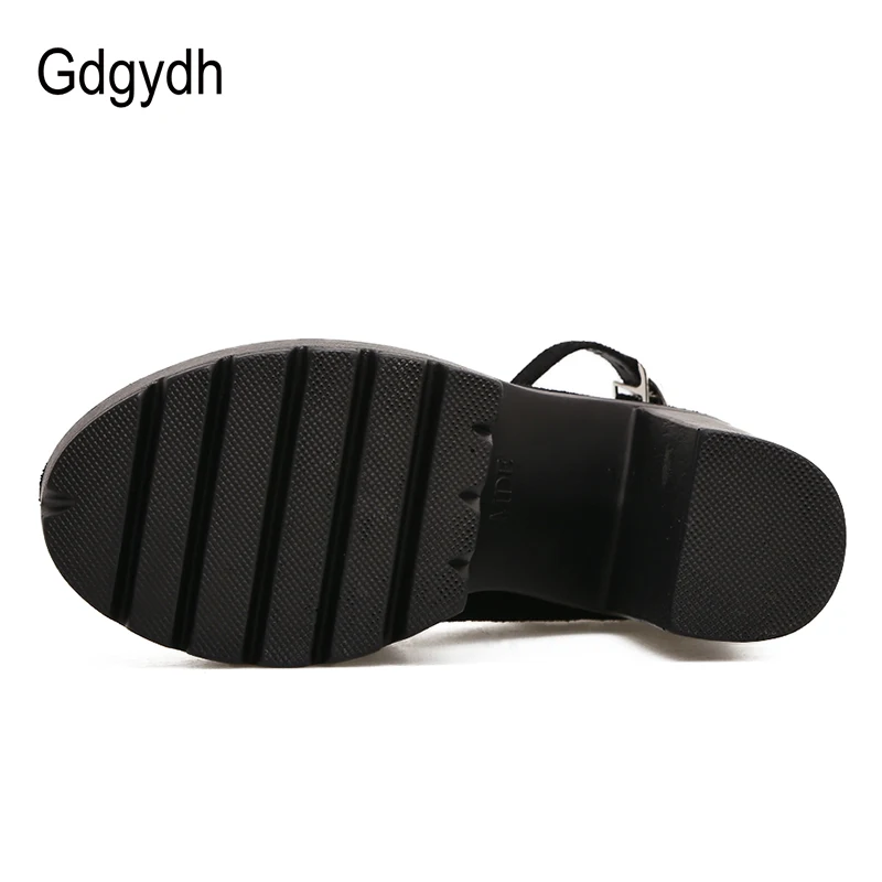 Gdgydh/Модная женская обувь с пряжкой на платформе модель 2020 года сезон весна Туфли