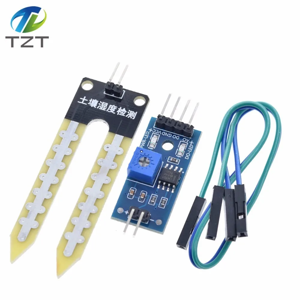 LM393 почвы гигрометр для определения влажности обнаружения Сенсор модуль