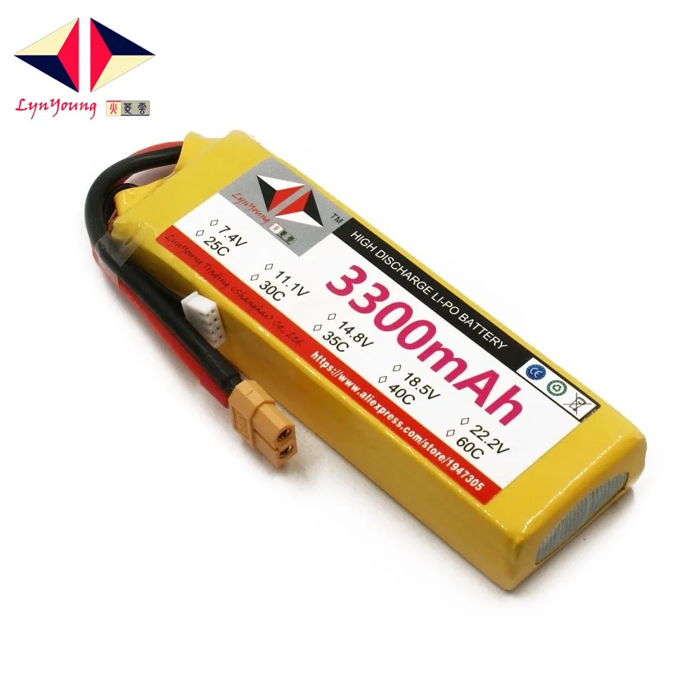 Аккумулятор HX Lipo 3S 11 1 В 3300 мАч 25C 30C 35C 40C 60C для радиоуправляемого дрона