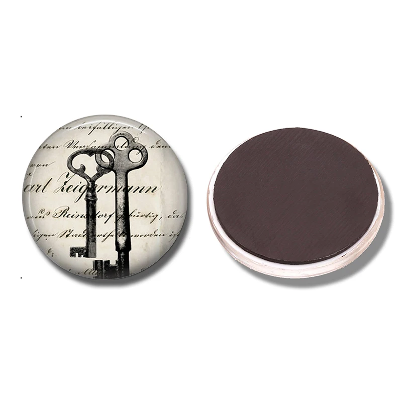 Антикварные ключи искусство 30 мм магнит на холодильник французские старые