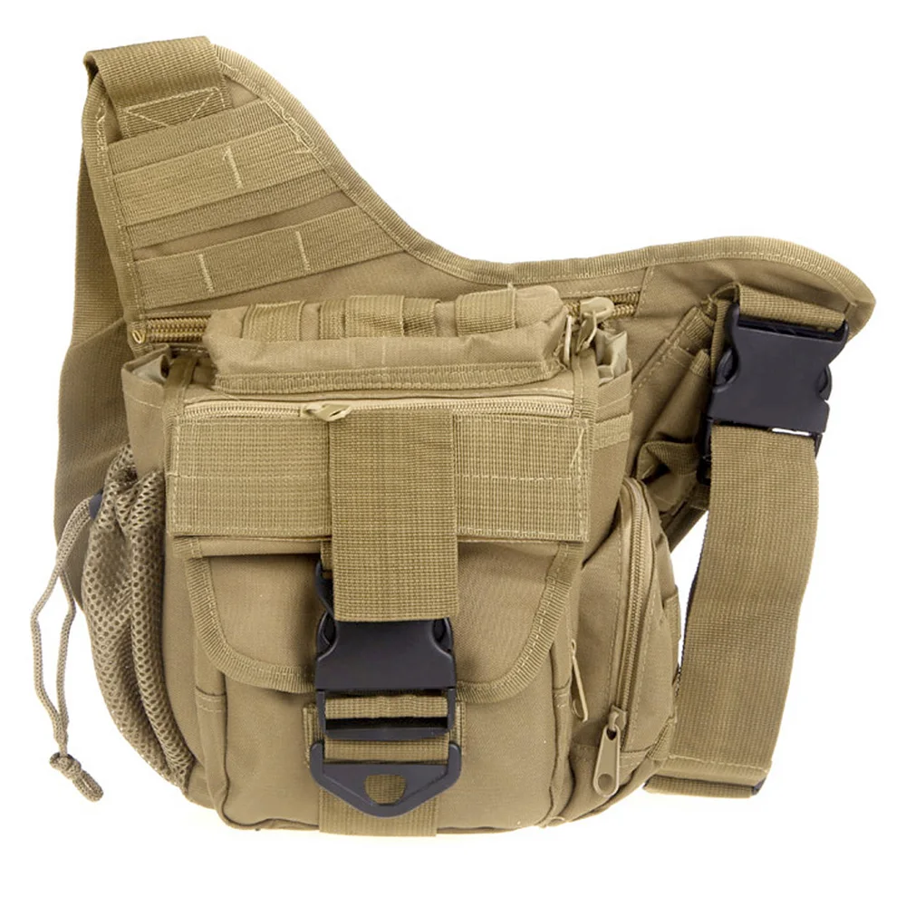 Molle военный тактический наплечный ремень сумка для альпинизма Водонепроницаемая