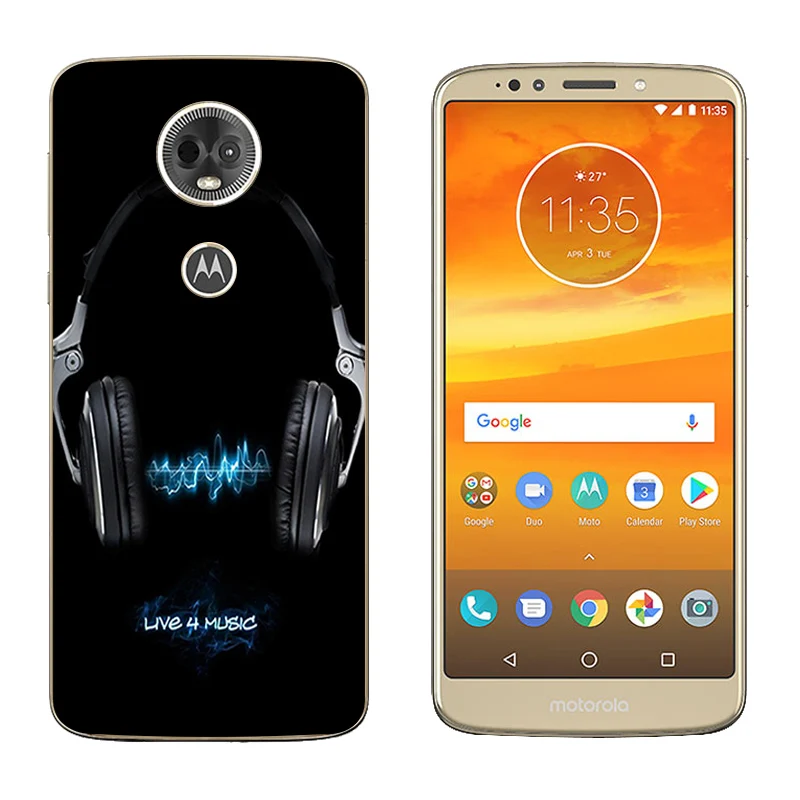 Мягкий силиконовый чехол из ТПУ для Motorola E5 Plus задняя крышка телефона 6 0 дюймов MOTO