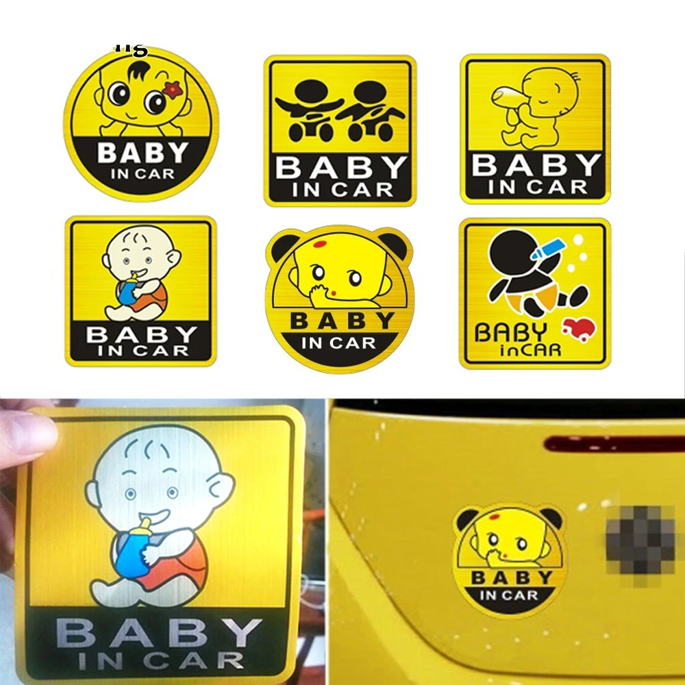 1 шт. Светоотражающая наклейка на автомобиль 11 х11 см|car sticker baby|baby in carsticker baby car |
