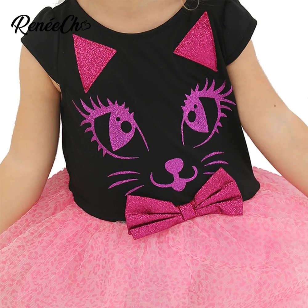Костюм на Хэллоуин для маленьких Kitty костюм младенческой Костюмы для кошек для девочек на день рождения платье принцессы для рождественской вечеринки Косплэй