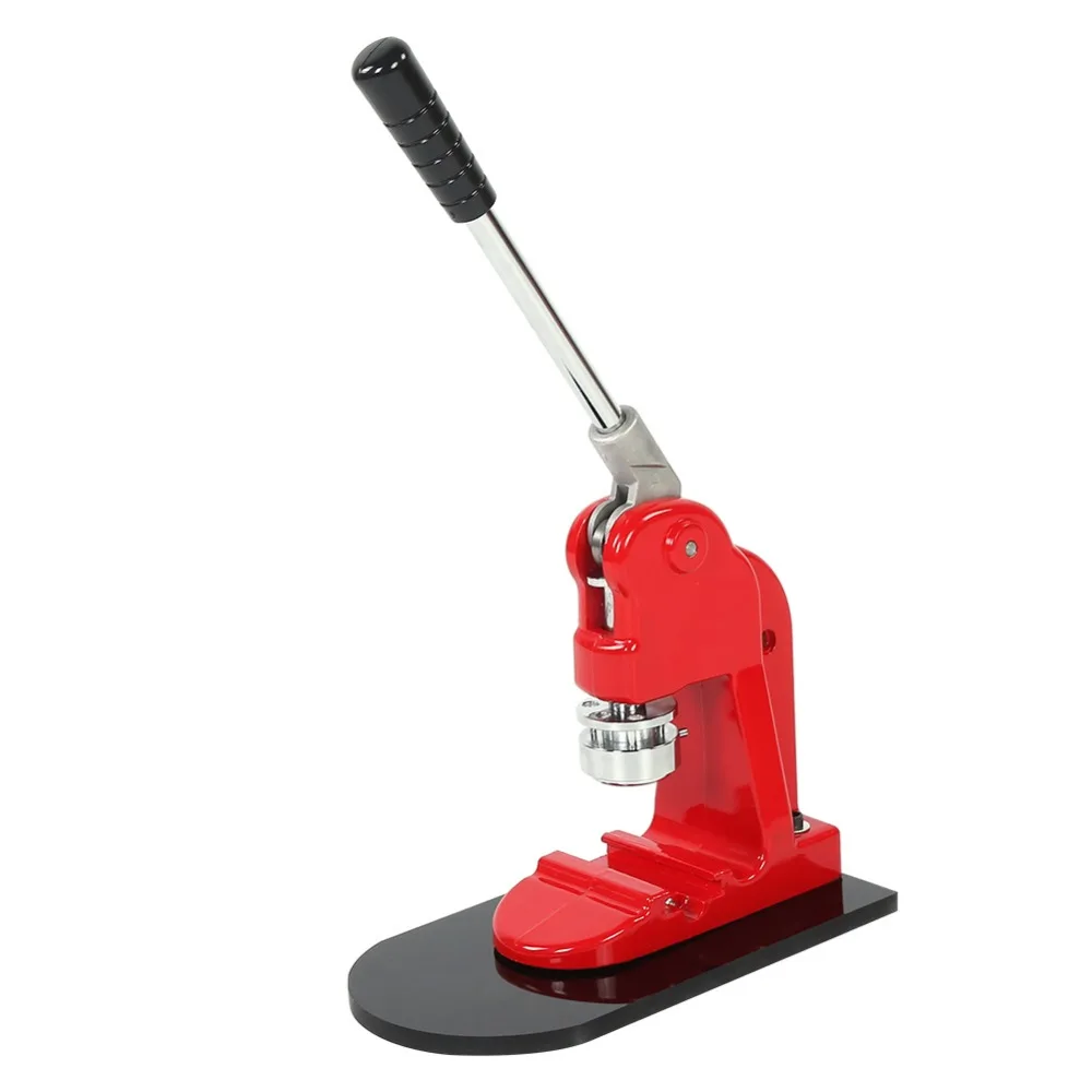 

2.5cm / 0.98" ,3.2cm / 1.26", 5.8cm / 2.28" Badge Punch Press Maker Machine with 1000 Circle Button Parts + Circle Cutter Tool