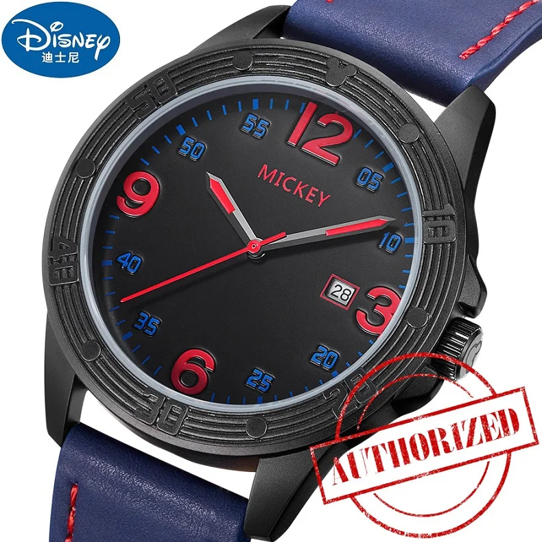 Детские часы disney, Топ бренд, роскошные цифровые наручные часы с датой для студентов, мальчиков, спортивные часы erkek kol saati montre homme