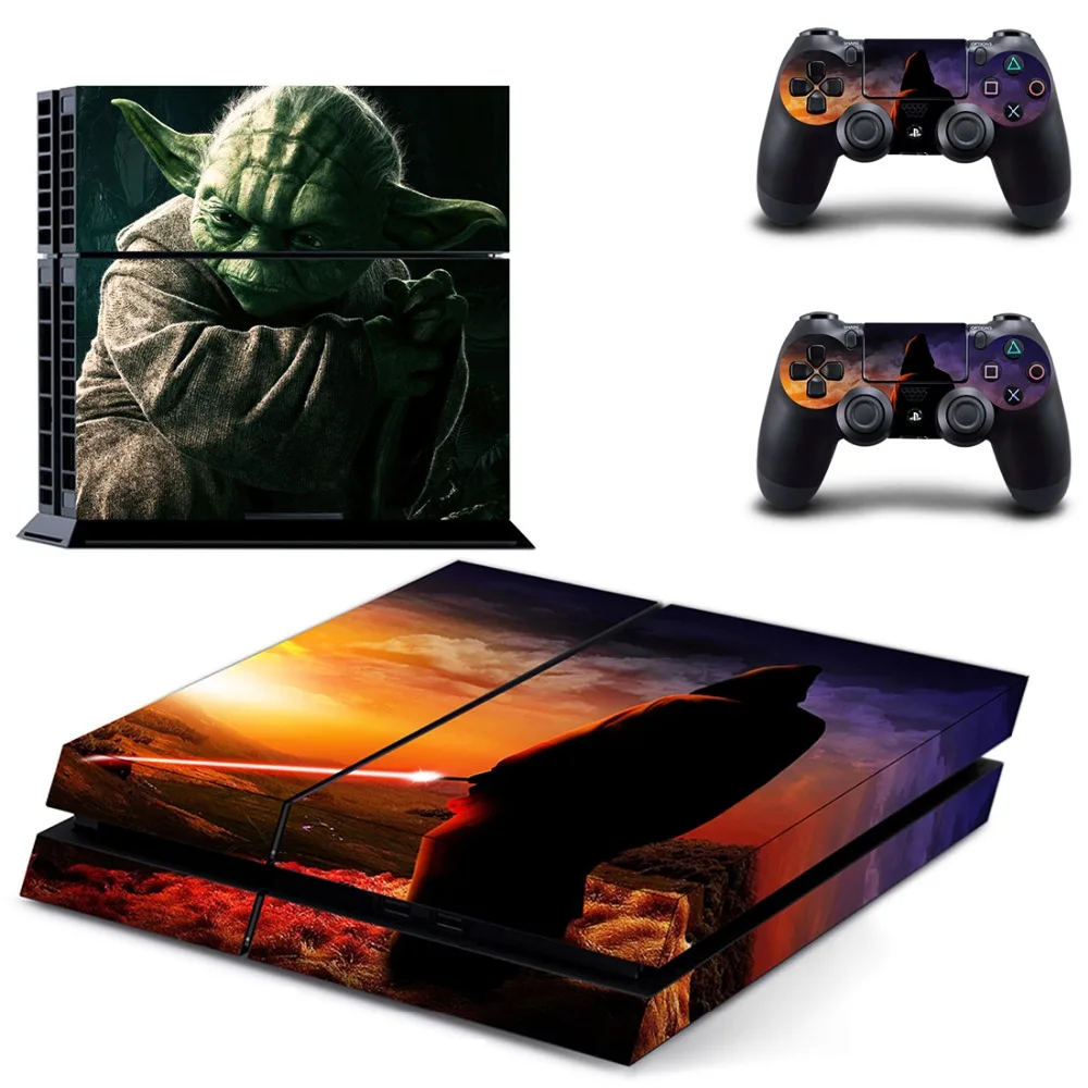 Пленка Звездные войны PS4 наклейка на кожу Виниловая для Playstation 4 консоль и 2