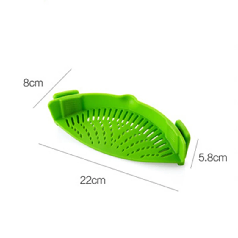 QuickDone силиконовые сито для кастрюли жидкой воды Воронка спагетти макароны тесто