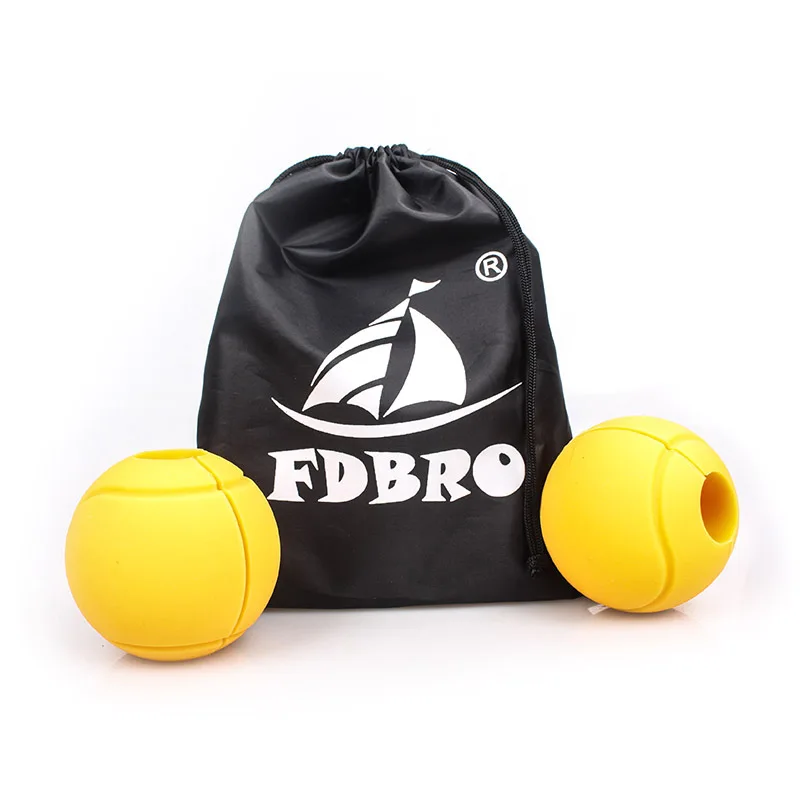 Ball Yellow FDBRO 1 пара штанги Грипсы гантели гири рукоятки толстые рукоятки тяги тяжелой атлетики поддержка противоскользящая защита колодки бесплатно - Цвет: Ball Yellow