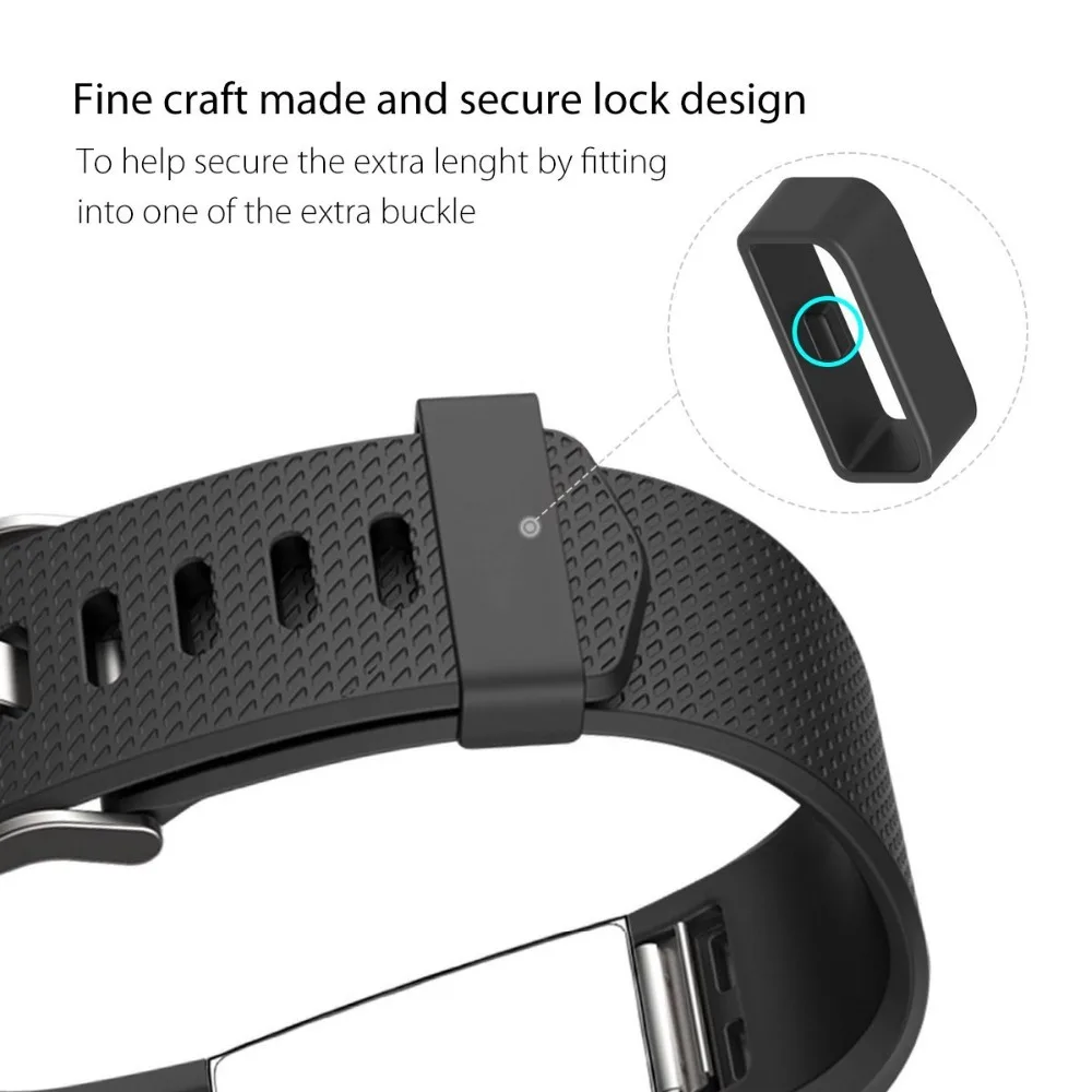 Ремешок для часов браслета Fitbit Charge 2 силиконовый спортивный браслет сменный