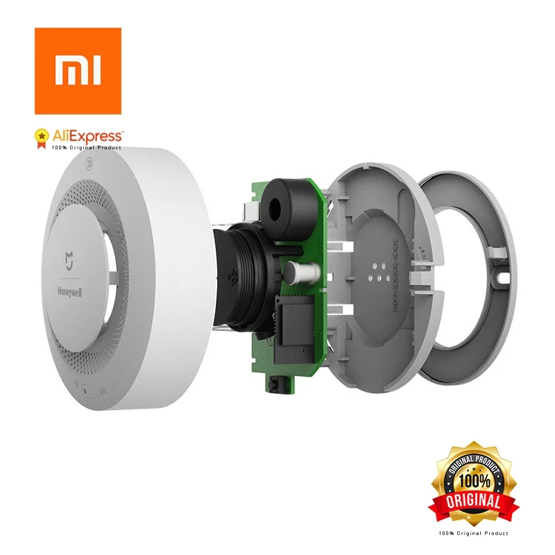 Xiao mi jia Honeywell детектор пожарной сигнализации звуковой визуальный датчик дыма Дистанционное приложение mi Home Smart control
