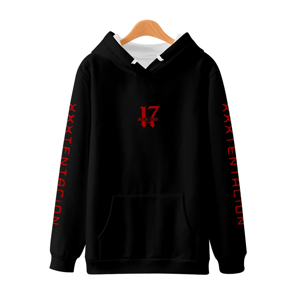 Толстовка с капюшоном 3D XXXTENTACION модная мягкая толстовка длинными рукавами на