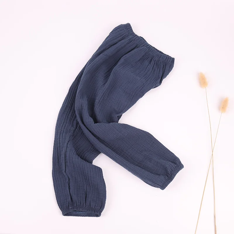 VearDoller Children's Pants Summer Solid Cotton Soft Boys Trousers Casual Girls Bloomers Baby Costume for 1-40Years Kids | Детская