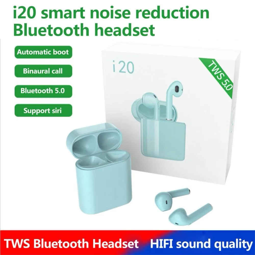 I20 TWS беспроводные наушники Bluetooth5.0 внутриканальные спортивные звонки 180 градусов