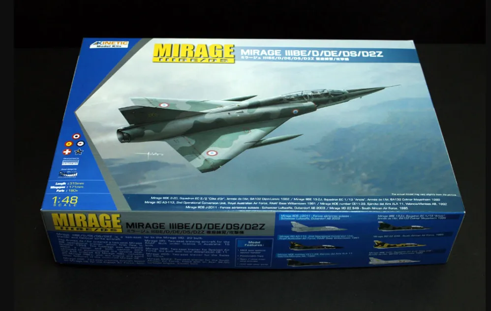 Kinetic 1/48 IAF KFIR C1/USMC F-21A модельный комплект