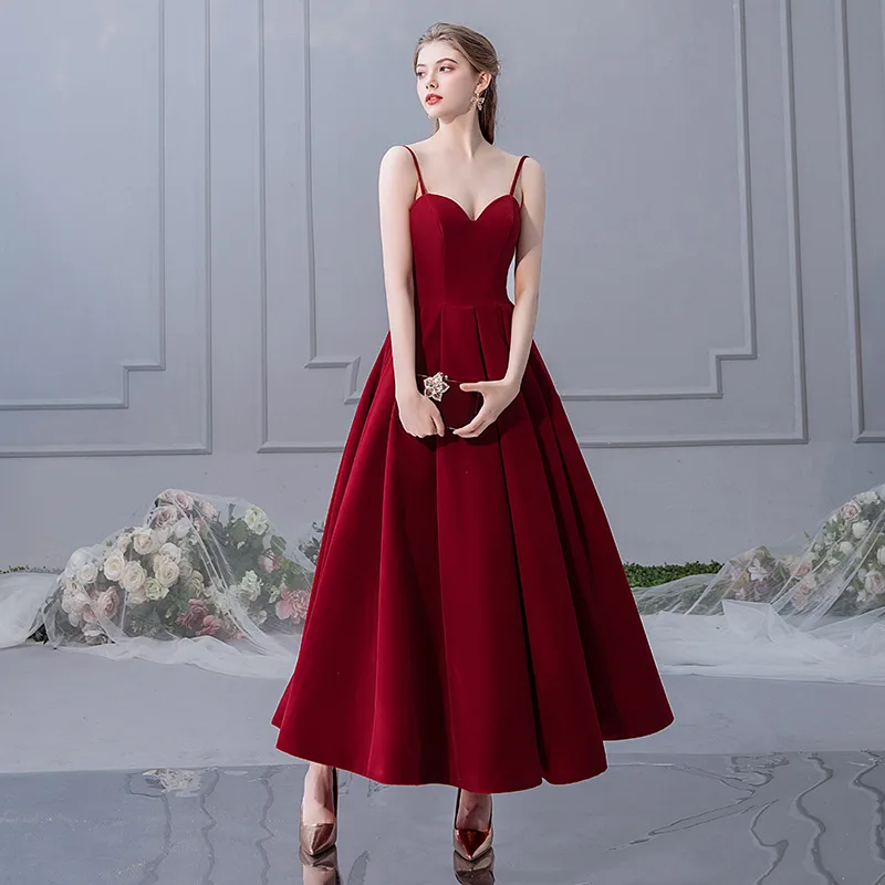 Винтажное атласное платье на бретельках со шнуровкой Vestidos De Festa Платье принцессы