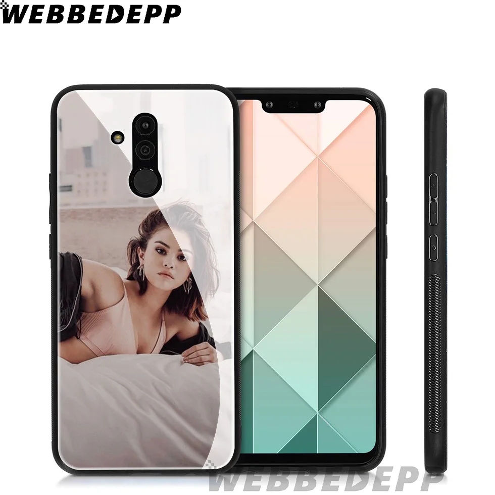 Чехол из закаленного стекла WEBBEDEPP Selena Gomez Singer для Huawei Mate 20 P20 P10 P Smart 2019 2018 &amp Honor 10 9 8X