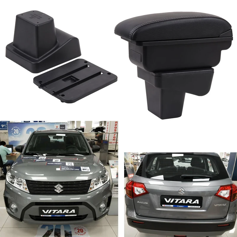 Для Suzuki VITARA подлокотник коробка SUZUKI Vitra бездымный центральный ящик для хранения