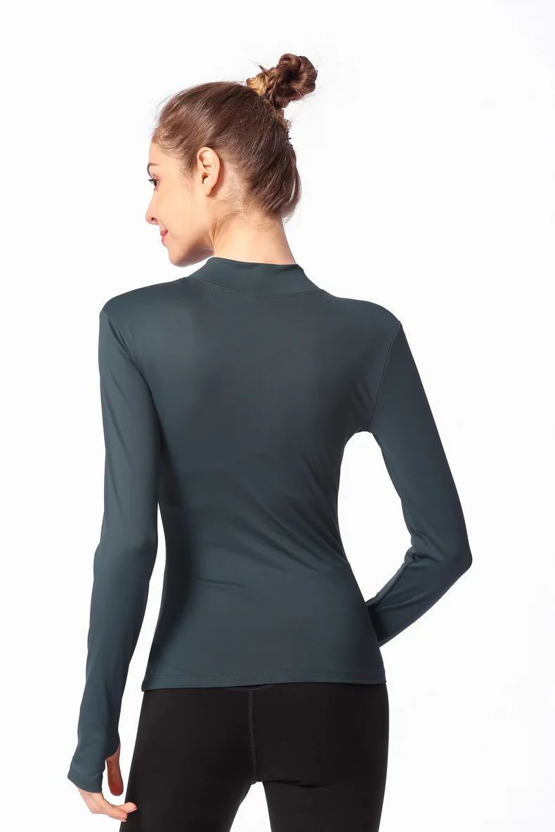 Рубашка с длинным рукавом, топ для йоги, футболка для фитнеса, женская футболка, спортивный топ, спортивная одежда для женщин, рубашка для спортзала, тренировочный топ для фитнеса