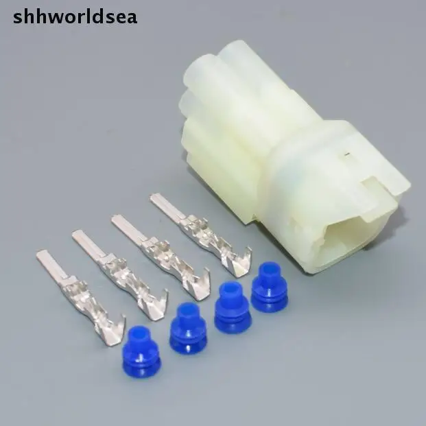 Shhworldsea 30 комплектов 2 мм 4 контактный автомобильный мужской водонепроницаемый