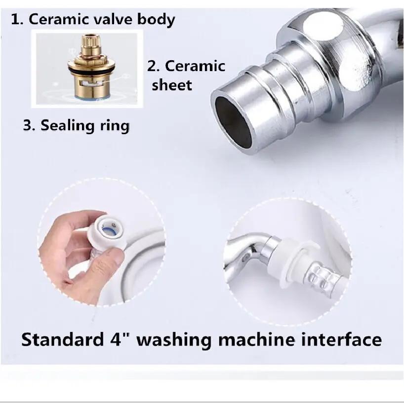 Кран для мытья воды с замком медный/сплав одиночный наружный противокражный