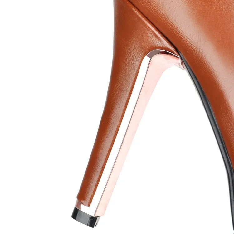 Дамские Зимние ботильоны по щиколотку на высоком каблуке botas masculina zapatos botines mujer chaussure femme, женские ботинки 502-3